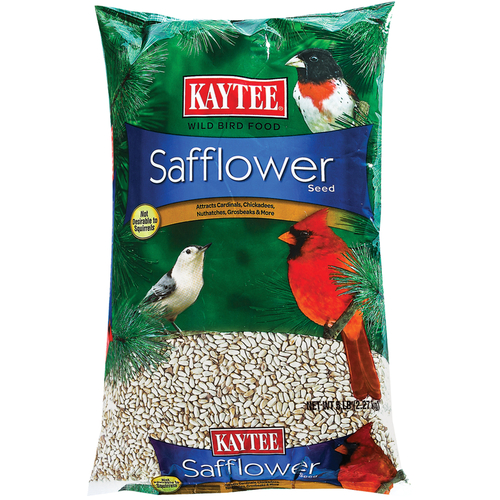 Kaytee 100063942 Wild Bird Food Songbird Safflower Seeds 5 lb