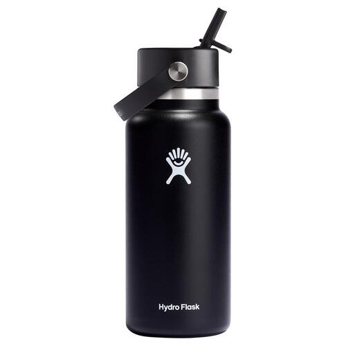 Hydroflask W32BFS001 Insulated Bottle 32 oz Black BPA Free Black