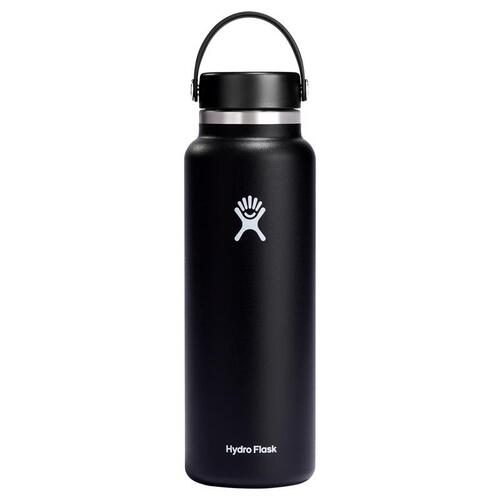 Hydroflask W40BTS001 Insulated Bottle 40 oz Black BPA Free Black