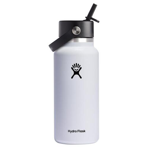 Hydroflask W32BFS110 Insulated Water Bottle 32 oz White BPA Free White