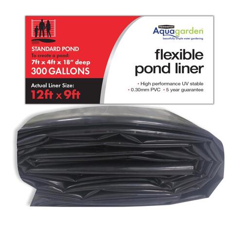 Pennington 100549929 Pond Liner Aquagarden 12 ft. Black