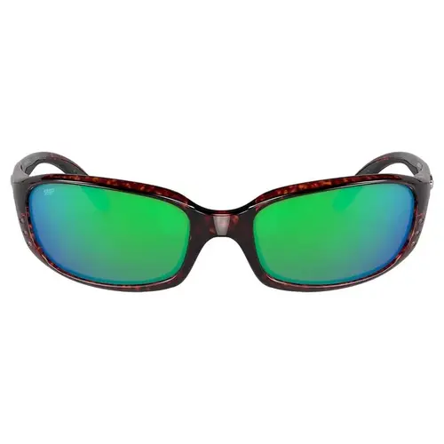 Sunglasses Brine Brown Tortoise Frame Green Lens Polarized