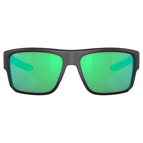 Costa 06S911659911602 Sunglasses Taxman Black Frame Green Lens Polarized