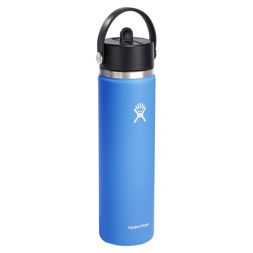 Hydroflask W24BFS482 Bottle with Straw Cap 24 fl. oz. Cascade BPA Free Cascade