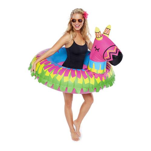 BigMouth Inc. BMPF-0033 Pool Float Multicolored PVC/Vinyl Inflatable Donkey Pinata Multicolored