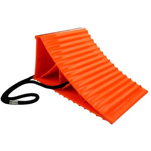 Seachoice 52110 Wheel Chock Orange W/Rope Orange