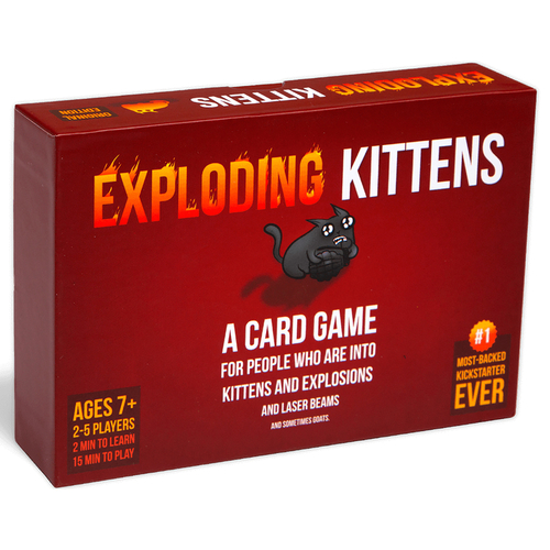 Exploding Kittens EKCEKGORG11 Card Game Multicolored 56 pc Multicolored