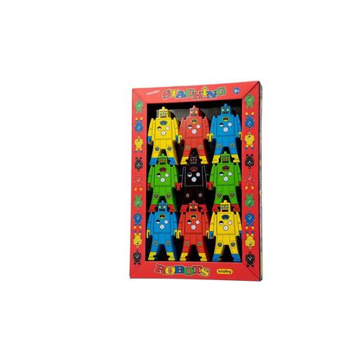 Schylling WSR Stacking Robots Assorted 9 pc Assorted