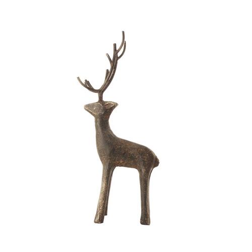 Creative Co-Op XM3897 Figurine Standing Reindeer 12"