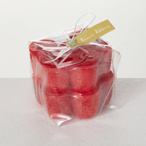 Sullivans ACECV1616CRB Votive Candles Vance Kitira Cranberry Unscented Scent Cranberry