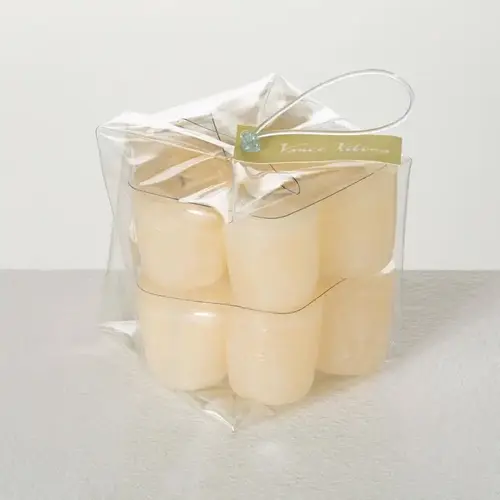 Sullivans ACECV1616MW Votive Candles Vance Kitira Melon White Unscented Scent Melon White