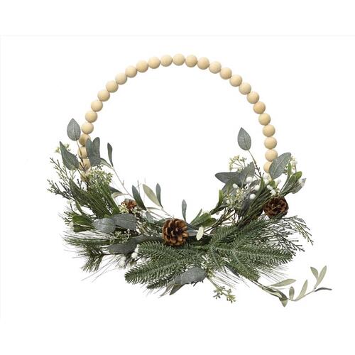 Decoris 681049-XCP8 Wreath 15.75" D Modern - pack of 8