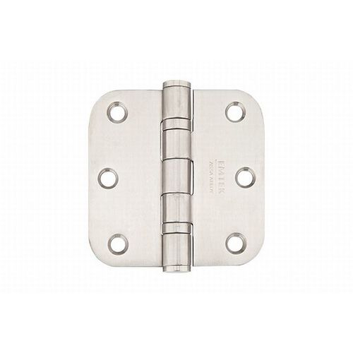 Stainless Steel 3-1/2" X 3-1/2" 5/8" Radius Heavy Duty Hinge Pair