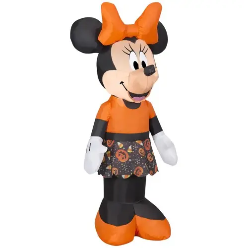 Inflatable 42 ft. Mickey Mouse Minnie Mouse in Candy Skirt