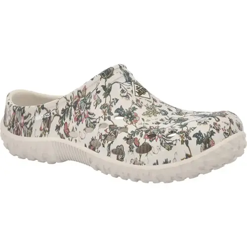 Clog Slippers Muckster Lite Women's Floral 10 US Gray Gray Pair