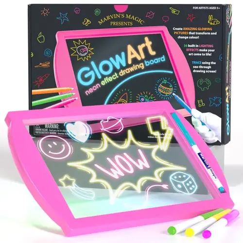 Marvin's Magic MMG 009/B Drawing Board Glow Art Pink Pink