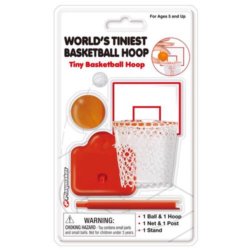 World's Tiniest 10571 Tiny Basketball Hoop Multicolored 5 pc Multicolored