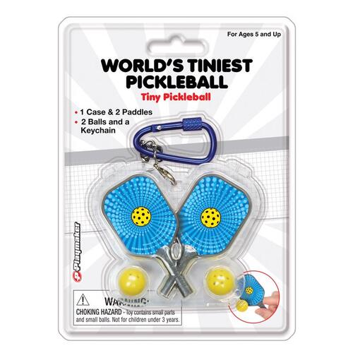 World's Tiniest 10573 Tiny Pickleball Set Multicolored 5 pc Multicolored