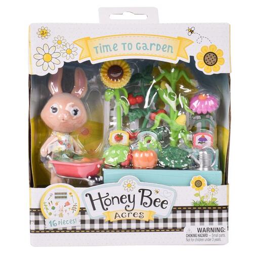 Honey Bee Acres 470195 Play Set Time to Garden Multicolored 16 pc Multicolored