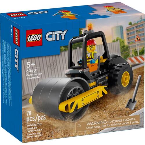 Lego 60401 Construction Steamroller City Multicolored 78 pc Multicolored