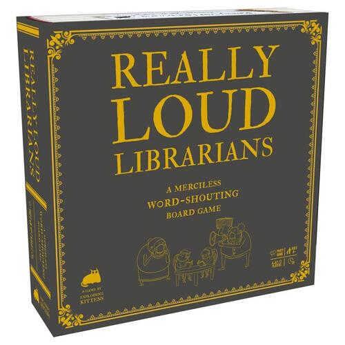 Really Loud Librarians LOUD-CORE-4 Board Game Exploding Kittens Really Loud Libarians Multicolored 101 pc Multicolored