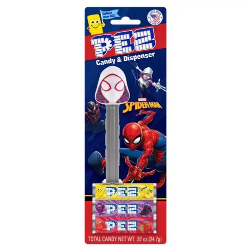 PEZ 079116 Candy and Dispenser Spider-Man Assorted 0.87 oz