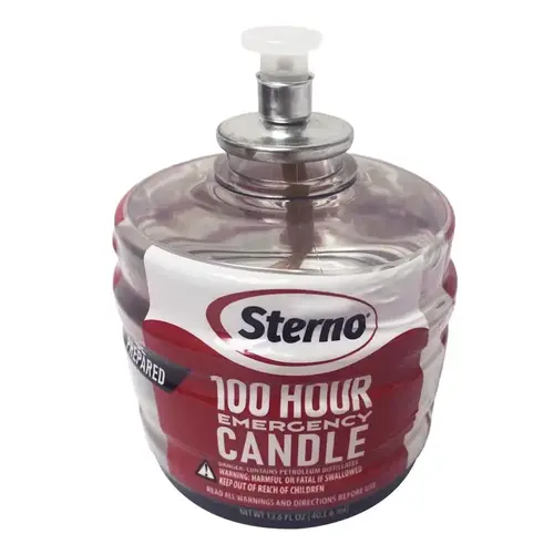 STERNO 30700 Household Emergency Candles Clear No Scent Scent 13.6 oz Clear