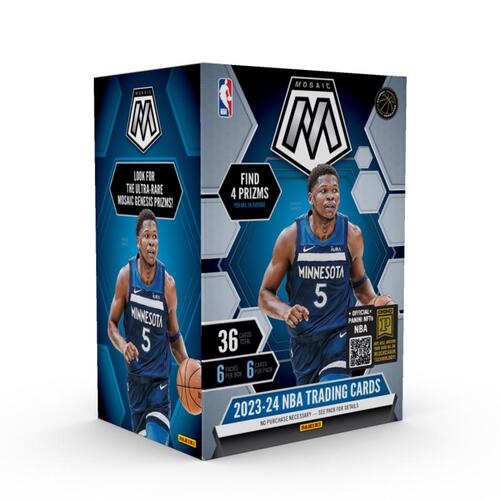 Panini 2-17085-20 Card Game NBA 2023/24 Mosaic Basketball Blaster Box