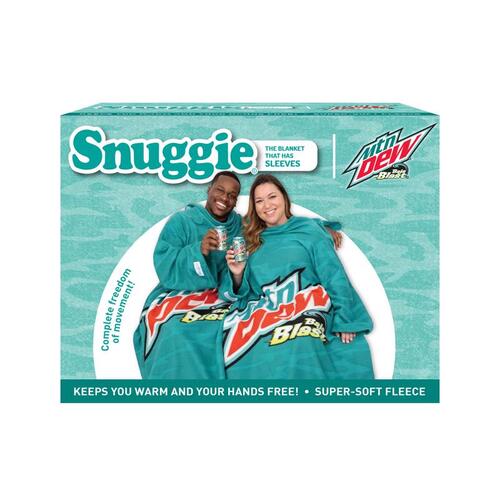 SNUGGLE SNA61104 Blanket Mountain Dew Baja Blast Polyster Multicolored