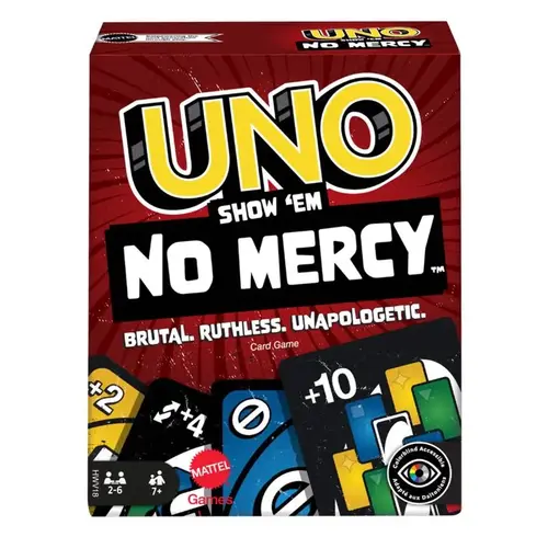 UNO Show 'em No Mercy Multicolored 168 pc Multicolored