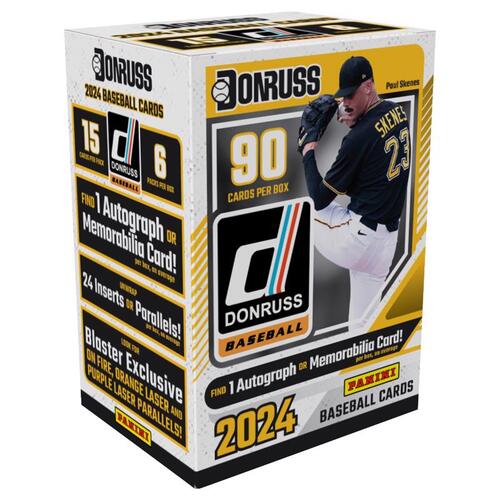 Donruss 2-16607-20 Blaster Box 2024 Baseball Multicolored 90 pc Multicolored