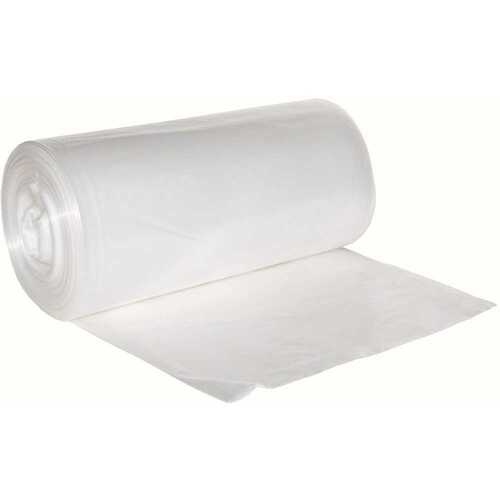 Berry Plastics LBR2432HC Fits 12 Gal. to 16 Gal. Size, 24 in. x 32 in. 0.70 mil Clear Can Liner