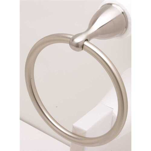 Seasons 567750 Anchor Point Brushed NICKEL Towel Ring