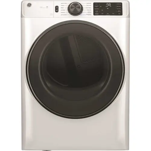 GE Profile GFD65ESSVWW Energy Star 7.8 Cubic Feet Smart Front Load Electric Dryer In White