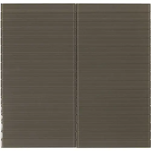 Inoxia SpeedTiles IG200BAM073/BX6 Bamboo Green 11.81" X 11.37" Glass Wall Tile