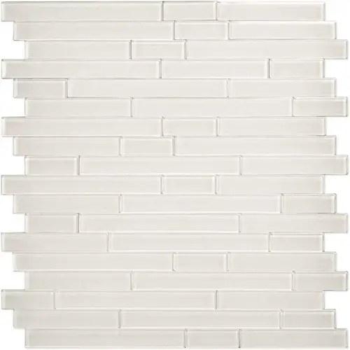 Inoxia SpeedTiles IG12A117016L Serenity White 11.65" X 11.69" Glass Wall Tile