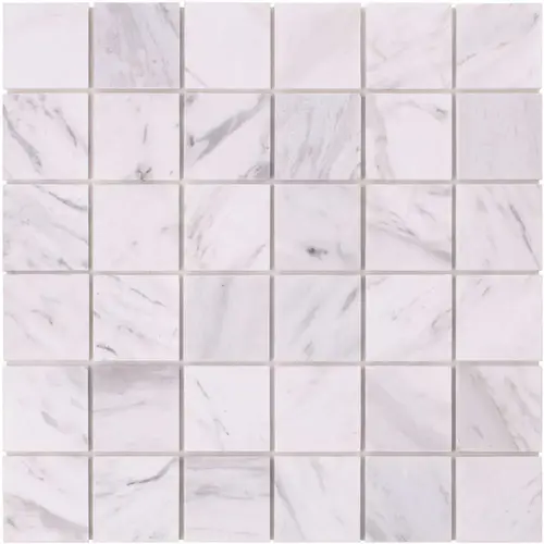 Inoxia SpeedTiles IS000SNO572/BX6 Snowdrop White/gray 11.73"x11.73" Marble Wall Tile