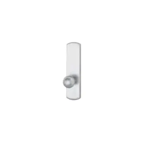 Knob Blank Escutcheon Trim for 98 / 99 Mortise, Bright Chrome Finish