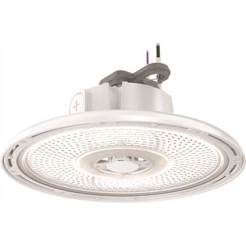 Juno 28753U 13" LED Round High Bay Fixture, Adjustable Lumens And Color Temp, White