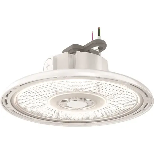 Juno 28754C 16" LED Round High Bay Fixture, Adjustable Lumens And Color Temp, White