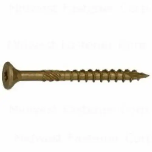 SaberDrive M50743 50743 Deck Screw, #9 Thread, 2 in L, Serrated Thread, Bugle Head, Star Drive, Type 17 Point, Steel, 124 PK - pack of 123
