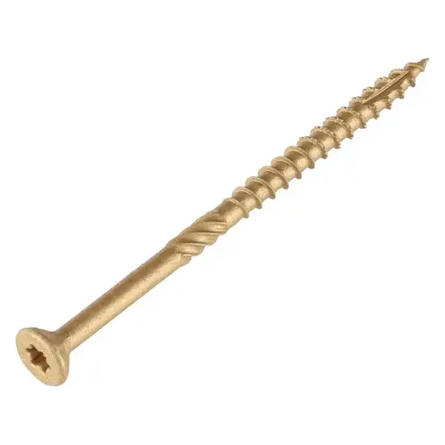 SaberDrive M50746 50746 Deck Screw, #9 Thread, 3 in L, Serrated Thread, Bugle Head, Star Drive, Type 17 Point, Steel, 73 PK - pack of 74