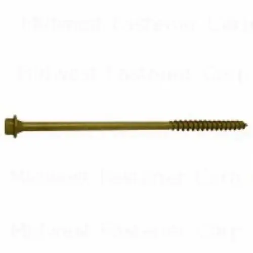 SaberDrive M52552 52552 Screw, 1/4 in Thread, 6 in L, Hex Drive, 40 PK - pack of 40