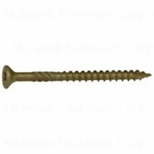 SaberDrive M53297 53297 Deck Screw, #9 Thread, 2-1/2 in L, Bugle Head, Star Drive, Steel, XL1500-Coated, 880 PK - pack of 901