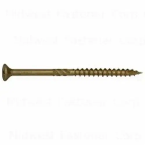 SaberDrive M53298 53298 Deck Screw, #9 Thread, 3 in L, Bugle Head, Star Drive, Steel, XL1500-Coated, 730 PK - pack of 735