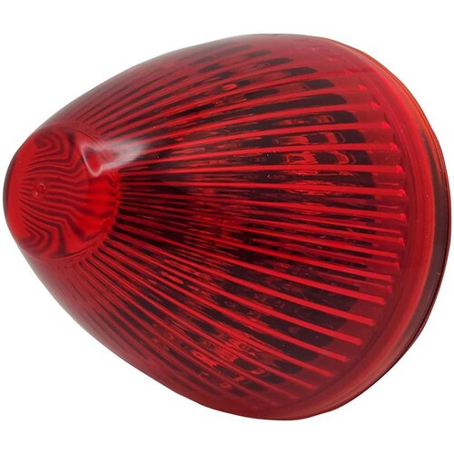 Peterson Products V166R MARKER&CLRNC LT RND BH RED 2IN