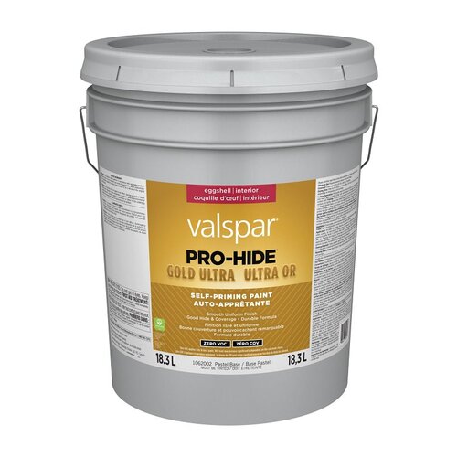 Pro-Hide 029.1062002.008 Interior Self-Priming Paint, Eggshell, Pastel, 5 gal, 37 sq-m Coverage Area