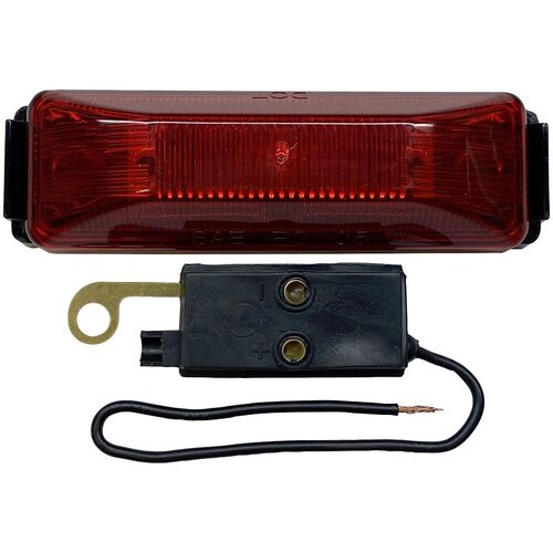 Peterson Products V161KR MRKR&CLRNC LT KIT LED RECT RED