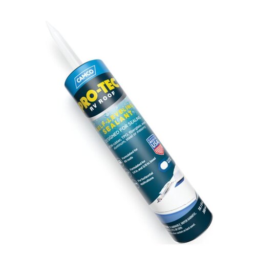 CAMCO MANUFACTURING 41464 Roof Sealant, 10.1 fl-oz, Paste, Petroleum, White