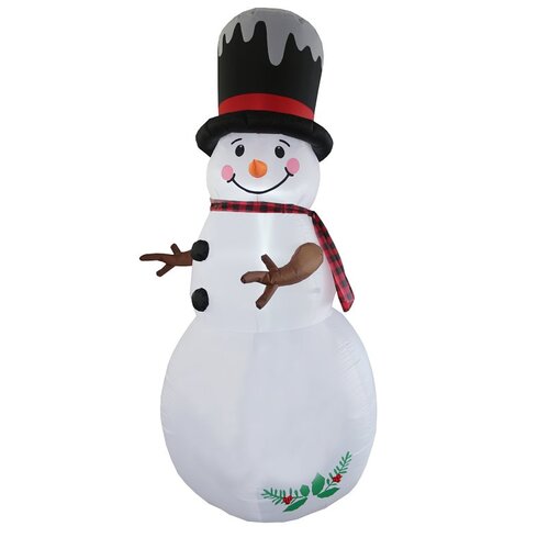 J Hofert 5603 Inflatable Snowman, 8 ft